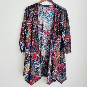 NWOT Slinky Brand Women's Kimono Women's 1XL